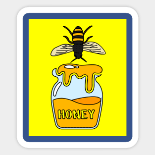 Sweet Honey Bees Beekeeper Beekeeper Sticker